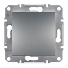 Выключатель кнопочный Schneider Electric Asfora EPH0700162 сталь
