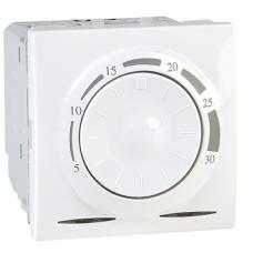 Термостат электронный поворотный Unica белый MGU3.501.18