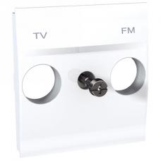 Накладка для TV/FM розетки Unica 2 модуля белая MGU9.440.18