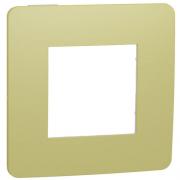 Рамка 1-постовая, зеленое яблоко/белый, Schneider Unica New Studio Color (NU280211)