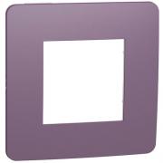 Рамка 1-постовая, лиловый/белый, Schneider Unica New Studio Color (NU280214)