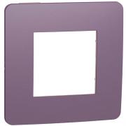 Рамка 1-постовая, лиловый/бежевый, Schneider Unica New Studio Color (NU280215)