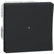 Диммер для LED WISER Wi-Fi управление, нажимной, универсальный, 7-200Вт, антрацит, Schneider UNICA NEW (NU351554)