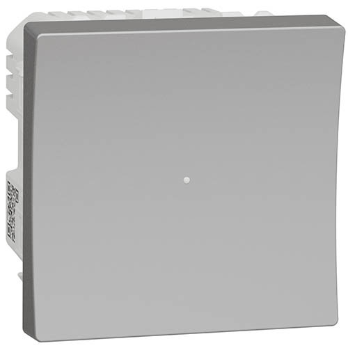 Диммер для LED WISER Wi-Fi управление, нажимной, универсальный, 7-200Вт, алюминий, Schneider UNICA NEW (NU351530)