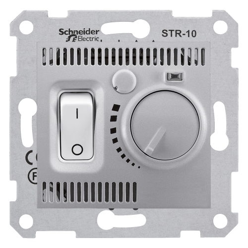 Терморегулятор электронный комнатный Schneider Electric Sedna SDN6000160 алюминий