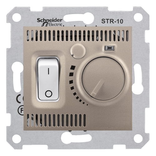 Терморегулятор для теплого пола с датчиком температуры Schneider Electric Sedna SDN6000368 титан